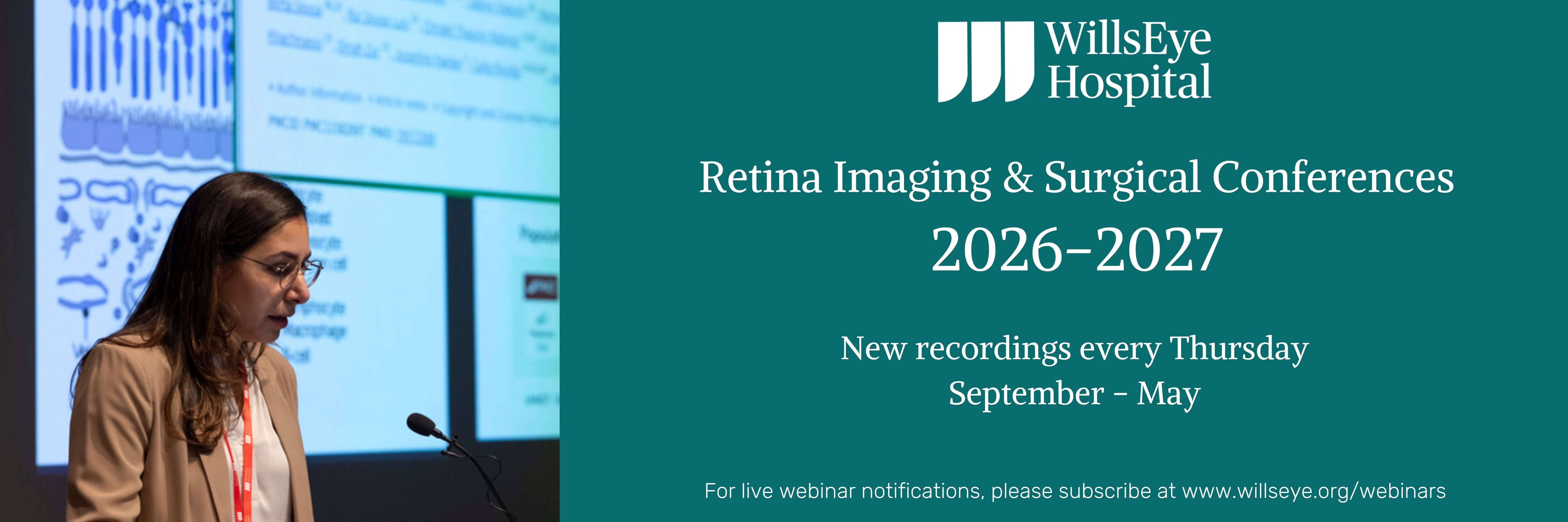 OnDemand Retina Imaging & Surgical Conferences 2026-2027 Academic Year [NON-CME] Banner